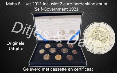 BU set 2013 inclusief 2 euro Zelfbestuur met muntmeesterteke, Postzegels en Munten, Munten | Europa | Euromunten, 2 euro, Overige landen