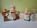 Leuke Keuken Decoratie Set - Koeien Chefs, Ophalen of Verzenden, Zo goed als nieuw