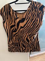Expresso top met zebraprint bruin/zwart maat 36, Expresso, Zwart, Nieuw, Ophalen of Verzenden