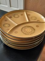 6 Antiek vintage borden Honeycomb by Franciscan England, Antiek en Kunst, Ophalen of Verzenden