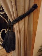 gordijn embrasse zwart 5 stuks ZGAN!!!, Huis en Inrichting, Ophalen of Verzenden, Zo goed als nieuw, Zwart