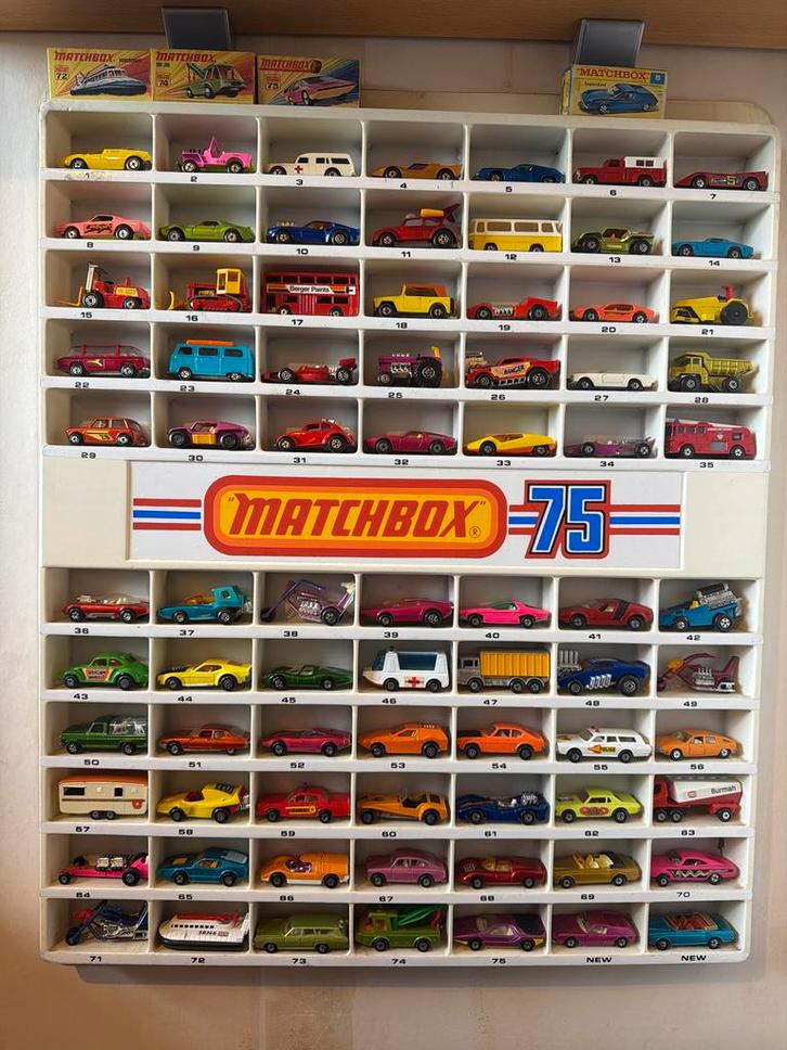 Matchbox superfast display pontiac vw dodge rolls royce ford, Hobby en Vrije tijd, Modelauto's | 1:18, Nieuw, Auto, Ophalen