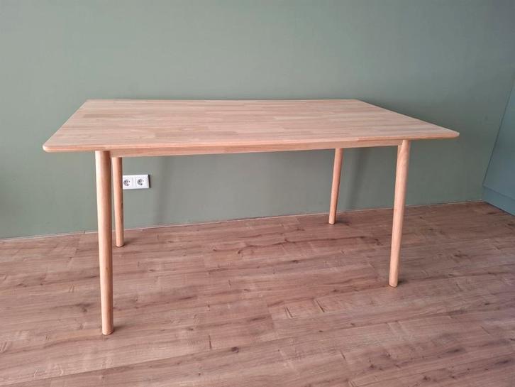 Eettafel licht hout, Huis en Inrichting, Tafels | Eettafels, Nieuw, 50 tot 100 cm, 100 tot 150 cm, Rechthoekig, Overige houtsoorten