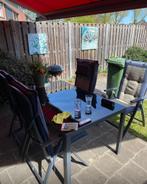 Gebruikte intratuin tuinset incl. kussens, Tuin en Terras, Ophalen, 4 zitplaatsen, Kunststof, Gebruikt