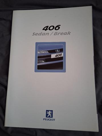 folder Peugeot 406 Sedan & Break september 2001 beschikbaar voor biedingen