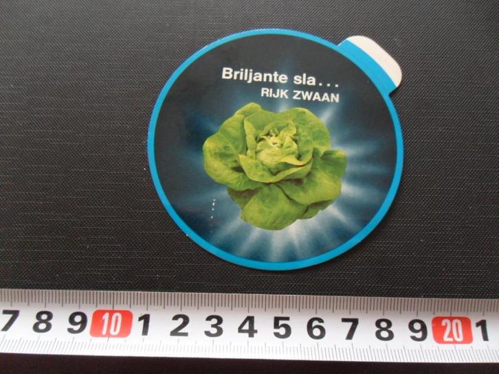 sticker Briljante sla ....  RIJK ZWAAN, Verzamelen, Stickers, Zo goed als nieuw, Ophalen