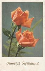 BLOEM BLOEMEN ROOS ROZEN UIT 1959 ZEER MOOI OUDE KAART KH925, Ophalen of Verzenden, 1940 tot 1960, Gelopen, Overige thema's