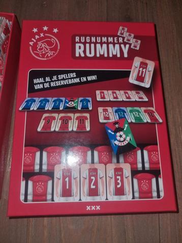 AFC Ajax Rugnummer Rummy Bordspel beschikbaar voor biedingen