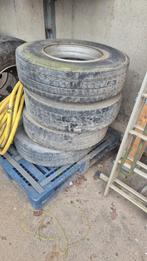 4x Banden op Velg 225/90R17.5 - 10 Gats, Ophalen of Verzenden, Gebruikt