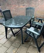 Tuinset, Ophalen, Kunststof, Gebruikt, 6 zitplaatsen