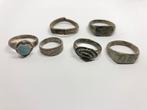 6 Oude, Byzantijnse, Romeinse ringen, Verzenden, Brons