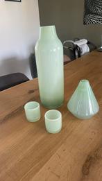 Mooie vazen en waxinelichtjes van Dutz, Huis en Inrichting, Ophalen, Overige kleuren, Minder dan 50 cm, Glas