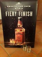 Reclamebord Jack Daniels + 2 glaasjes, Ophalen of Verzenden, Nieuw, Reclamebord