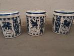 Delfts Blauw Suikerpotten - Set van 3, Ophalen of Verzenden