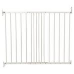 Traphekje metaal wit 60-107 cm, Ophalen, Zo goed als nieuw, Metaal of IJzer, Klemhekje