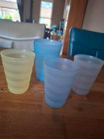 Tupperware bekers, Ophalen of Verzenden, Gebruikt, Blauw, Beker of Kan