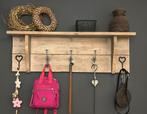 Wandrek/kapstok/regaal sober & stoer, Huis en Inrichting, Zo goed als nieuw, Minder dan 100 cm, Hout, Ophalen