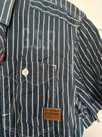 G-Star Overhemd Korte Mouw, Kleding | Heren, Overhemden, Ophalen of Verzenden, Zo goed als nieuw, Blauw, Halswijdte 41/42 (L)