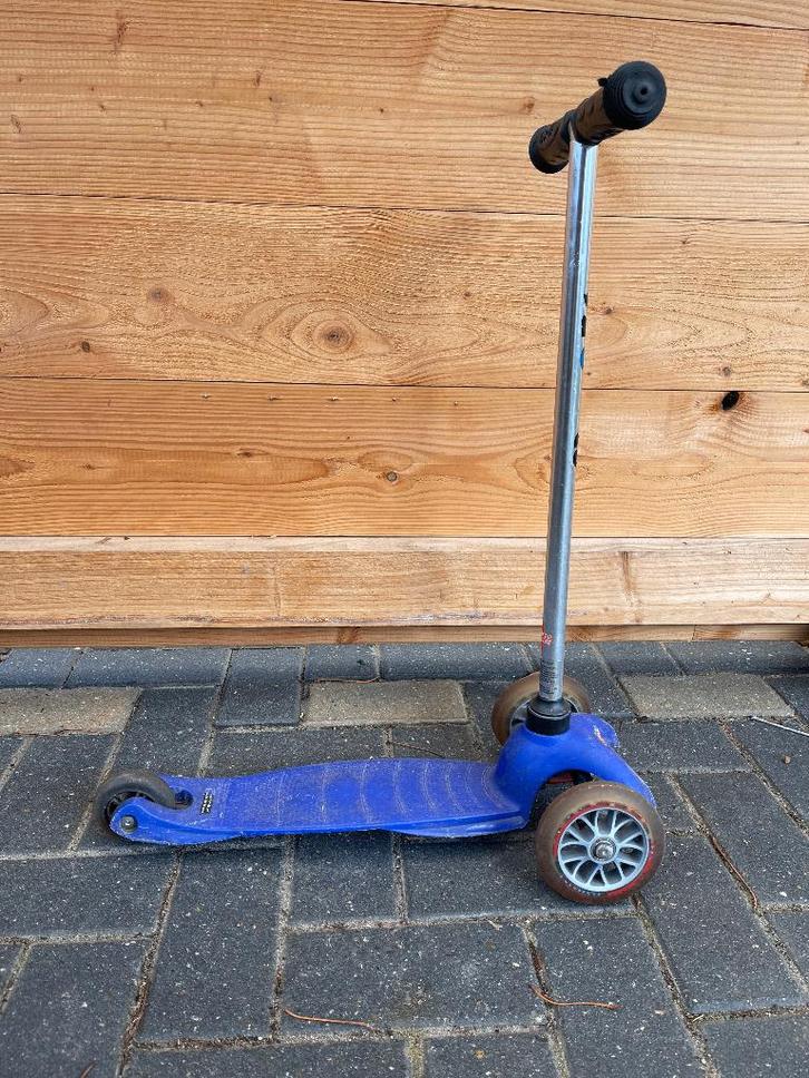Micro Mini Classic blauw, 3-wieler step, Fietsen en Brommers, Steps, Gebruikt, Gewone step, Ophalen