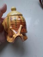 Puntgaaf Goebel mosterdpotje slak honing suiker, Ophalen of Verzenden