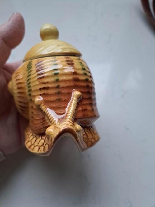 Puntgaaf Goebel mosterdpotje slak honing suiker, Antiek en Kunst, Antiek | Keramiek en Aardewerk, Ophalen of Verzenden