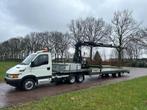 Iveco 40C17 BE COMBINATIE JEEP-AS MET KRAAN HIAB VELDHUIZEN, Auto's, Bestelauto's, Gebruikt, 4 cilinders, Iveco, Wit