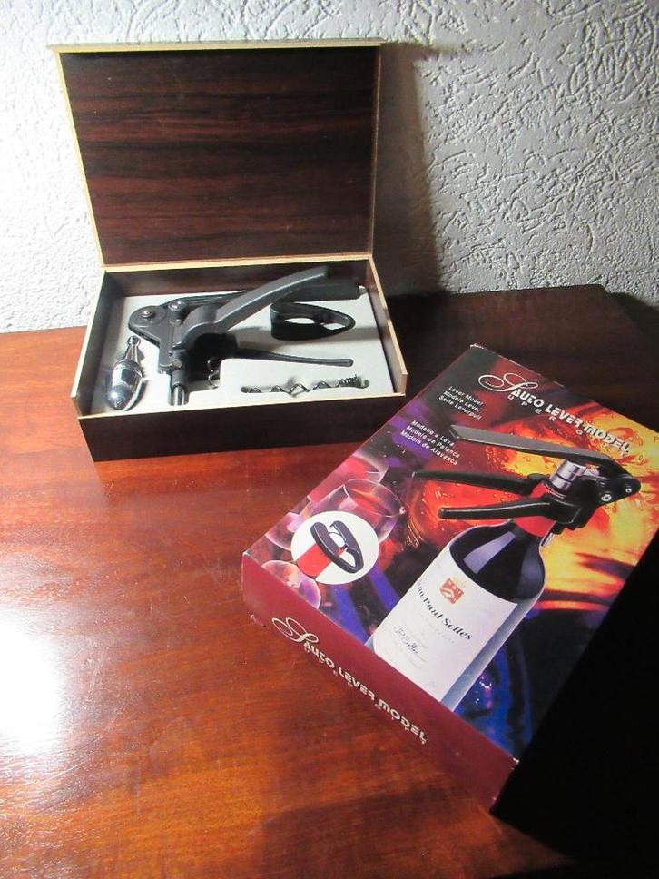 KURKENTREKKER Luxe uitvoering nieuw in doos met alle toebeh., Antiek en Kunst, Curiosa en Brocante, Ophalen of Verzenden