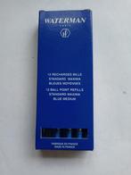 9 st Waterman balpen vullingen blauw medium, Verzenden, Nieuw, Overige typen, Waterman