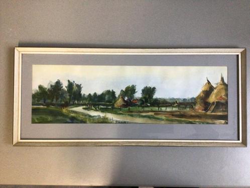 Schilderij van kunstschilder Han Werz, Antiek en Kunst, Kunst | Schilderijen | Klassiek, Ophalen of Verzenden