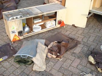 campingkeuken gas + complete spullen voor Travelsleeper  beschikbaar voor biedingen