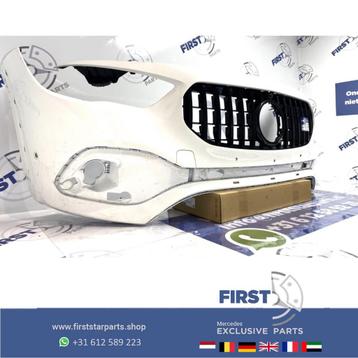 H247 GLA VOORBUMPER WIT + AMG GT PANAMERICANA GRIL 2019-2022 beschikbaar voor biedingen
