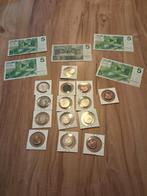 Verzameling oude guldens, rijksdaalder en 5 gulden biljetten, Ophalen