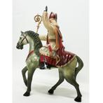 Sinterklaas op paard – Sint beeld – 37 cm 30x15x37 cm, Diversen, Nieuw, Ophalen of Verzenden