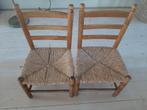 peuter/kleuterstoeltjes hout met rieten zitting, Ophalen, Gebruikt, Overige typen