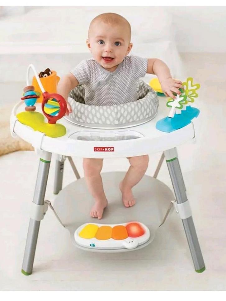 SKIP-HOP Activiteiten tafel/(hang) jump stoel baby / peuter, Kinderen en Baby's, Speelgoed | Educatief en Creatief, Zo goed als nieuw