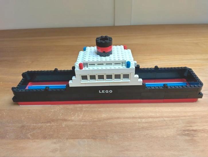 Vintage lego set 343, train ferry, Kinderen en Baby's, Speelgoed | Duplo en Lego, Gebruikt, Lego, Complete set, Ophalen of Verzenden