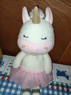 Eenhoorn knuffel met ballet rok Evora 47 cm groot, Ophalen of Verzenden