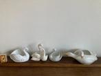 4 kleine zwanen kitsch mini kleine bloempotjes plantenpotjes, Ophalen of Verzenden, Zo goed als nieuw, Aardewerk, Binnen