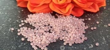 ROcailes Baby pink lined semi frosted crystal 11/0, 5 gram beschikbaar voor biedingen