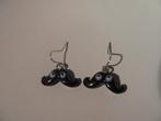 Zwarte Snor ~ Moustache Oorbellen / Accessoire ~ Sieraad, Sieraden, Tassen en Uiterlijk, Oorbellen, Overige materialen, Hangers
