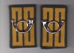 set kraagpatten Garde Jagers, Verzamelen, Militaria | Algemeen, Ophalen of Verzenden, Landmacht, Nederland, Embleem of Badge