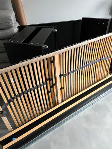 IKEA Malm bedframe 90/200 zwart - afbeelding 3