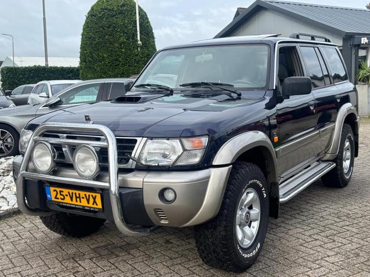 Nissan Patrol GR 2.8 TDI 1999 Lang Schuifdak Handgeschakeld, Auto's, Bestelauto's, Bedrijf, Te koop, ABS, Airbags, Airconditioning