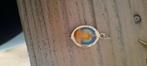Antieke, Tibetaanse buddhahanger., Ophalen of Verzenden, Overige materialen, Hanger, Met edelsteen