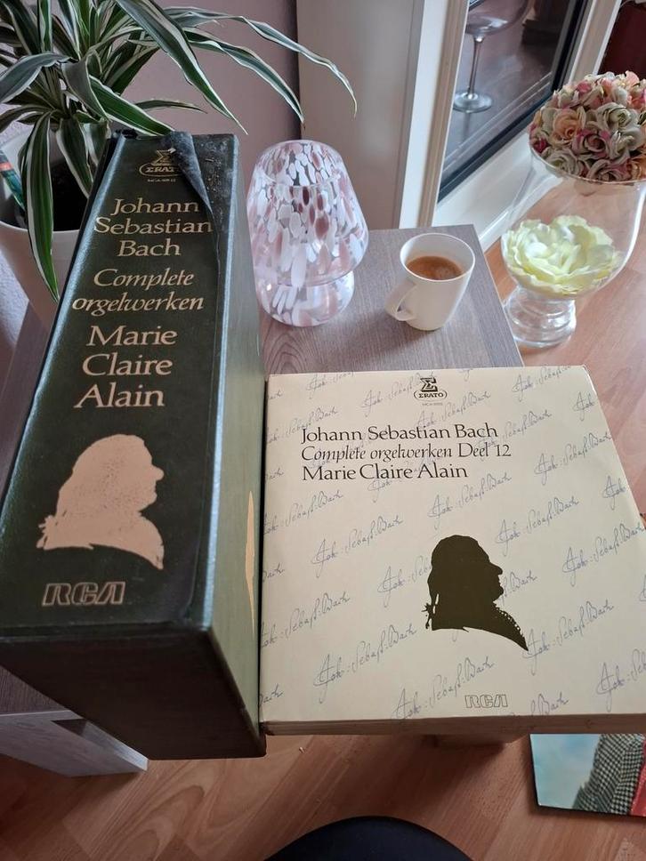 Vinyl LP Box: Johann Sebastian Bach - Marie Claire Alain, Cd's en Dvd's, Vinyl | Klassiek, Gebruikt, Barok, Overige typen, 12 inch