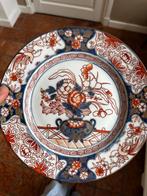 Antiek Imari bord – handbeschilderd, Ophalen of Verzenden