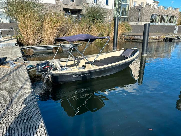 Admiraal sloep 435 meter, 6 pk Suzuki buitenboord., Watersport en Boten, Sloepen, Gebruikt, Tot 10 pk, 3 tot 6 meter, Buitenboordmotor