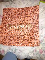 2 stuks Oranje tijgerprint kussenhoes, Ophalen of Verzenden, Zo goed als nieuw