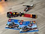 Lego City vrachtwagen met dieplader & helicopter 60183, Ophalen of Verzenden, Zo goed als nieuw, Complete set, Lego