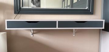 IKEA - Ekby Alex - Wandplank Met Lades - B119xD29xH11.5 beschikbaar voor biedingen